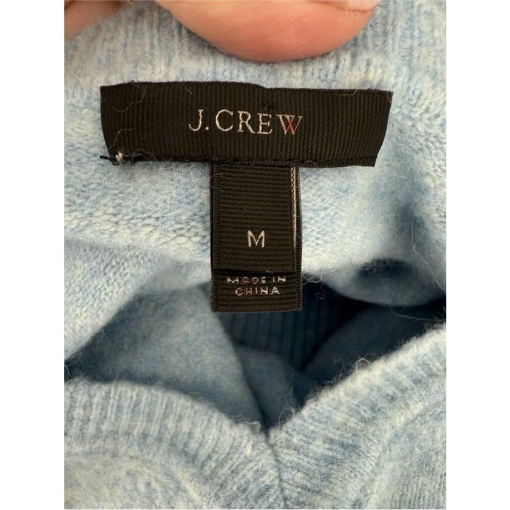 J. Crew Soft Blue Crew Neck Sweater